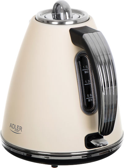 Adler Kettle 1.5lt 2200W Creme