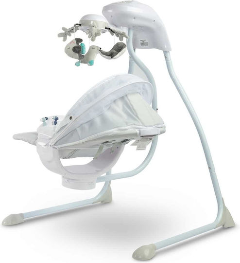 Caretero Electric Relax pentru Bebeluși Leagăn Raffi cu Muzică Gri pentru Copil până la 12kg