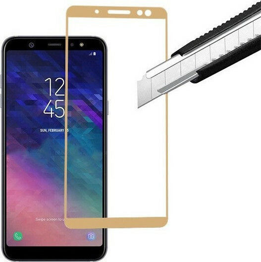 Vollflächig gehärtetes Glas (Galaxy A6 2018)