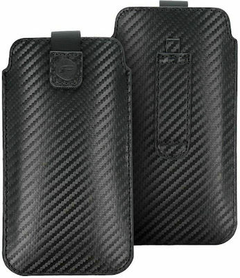 Forcell Pocket Carbon Case Size 09 Sock & Pouch Μαύρο