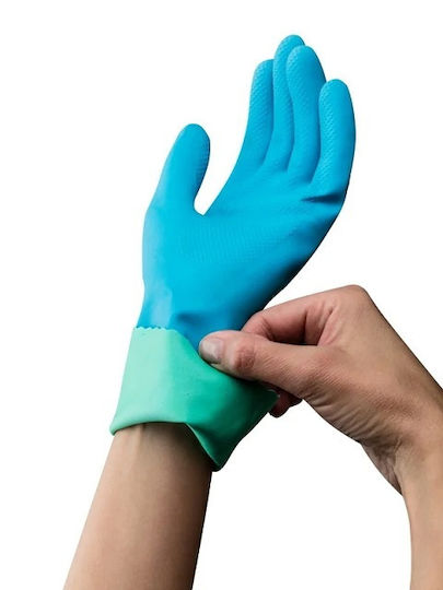 Vileda Oven Gloves Comfort Extra Plastic Large Blue 1pcs