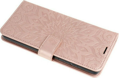 Forcell Mezzo Synthetic Leather Wallet Mandala Rose (Galaxy A72)