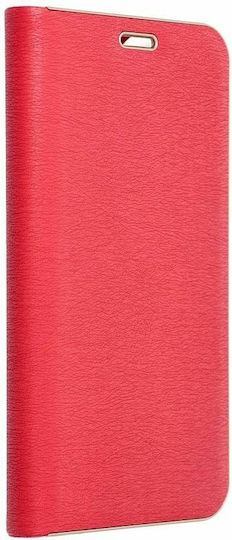 Forcell Luna Book Piele artificială Roșu (Xiaomi Mi 10T Lite)