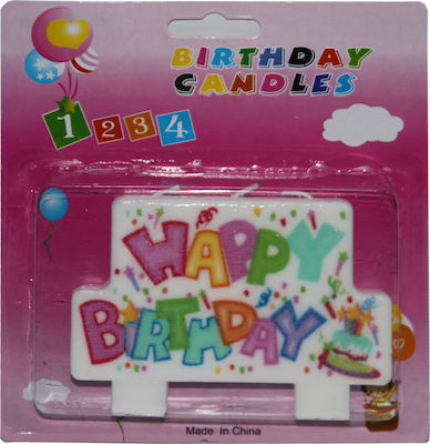 Viosarp Birthday Candle Happy Birthday Multicolored VC448