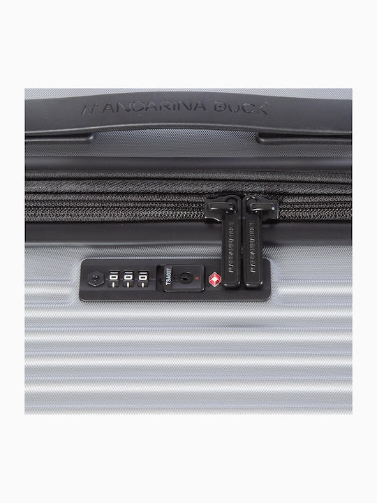 Mandarina Duck Tank Case Μεγάλη Βαλίτσα Ταξιδίου Σκληρή Γκρι με 4 Ρόδες Ύψους 75εκ.