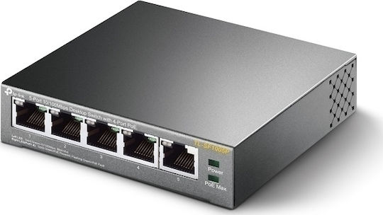 TP-LINK TL-SF1005P v4 Negestionat L2 PoE Switch cu 5 Porturi Ethernet