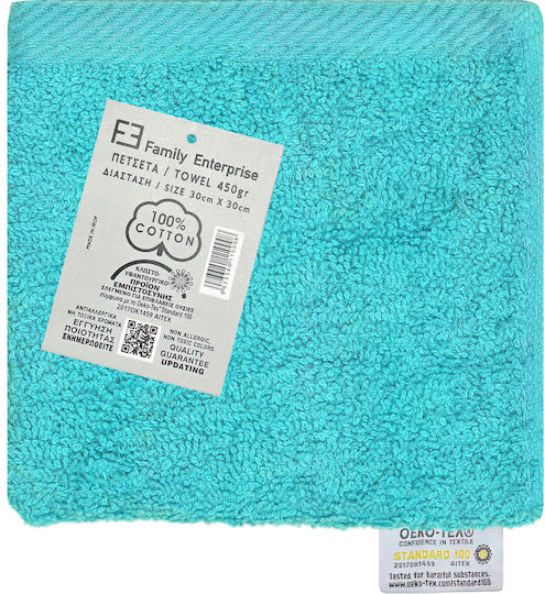 Family Enterprise Lavette 30x30см. Светлосиня Тегло 450гр/кв.м