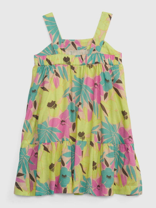 GAP Kids Dress Floral Sleeveless Multicolour