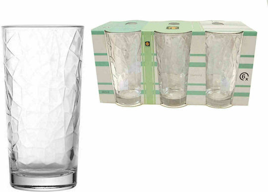 Uniglass Diamond Комплект Чаши за Вода 245мл 51150 6бр Uniglass Diamond Комплект Чаши за Вода 245мл 51150 6бр