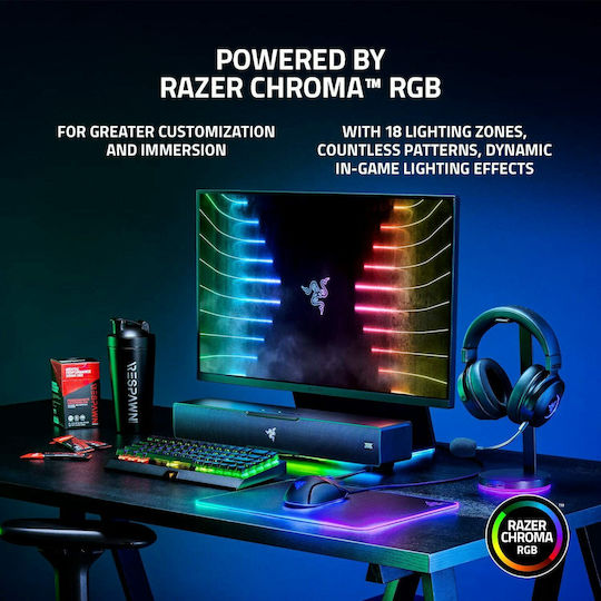 Razer Leviathan V2 Soundbar 7.1 Bluetooth με Ασύρματο Subwoofer Μαύρο