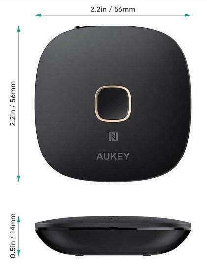 Aukey BR-C16 Bluetooth 5 Empfänger mit Ausgangsanschluss 3,5 mm Klinke und NFC