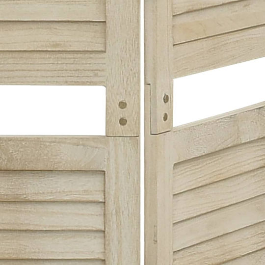 vidaXL Διακοσμητικό Παραβάν Ξύλινο με 4 Φύλλα 140x165cm