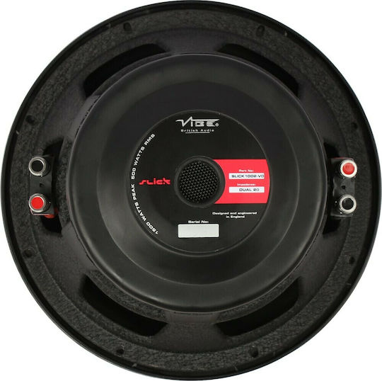 Vibe Audio Subwoofer Αυτοκινήτου 10" 500W RMS
