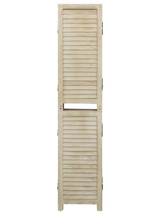 vidaXL Decorativ Paravan Lemn cu 6 Panouri 210x165cm