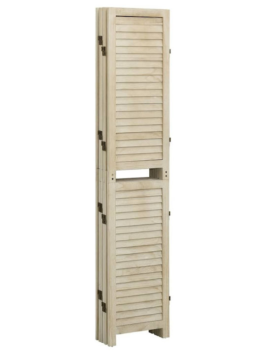 vidaXL Decorativ Paravan Lemn cu 6 Panouri 210x165cm