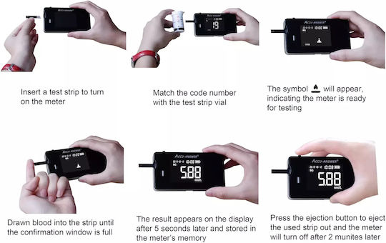 Accu Answer isaw Multi-Monitoring System Glucose Meter