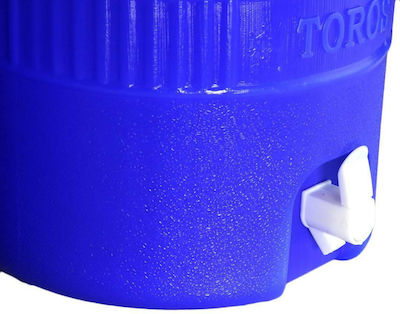 Viosarp Behälter mit Wasserhahn Thermosflasche Kunststoff Blau 6lt mit Handgriff 622542