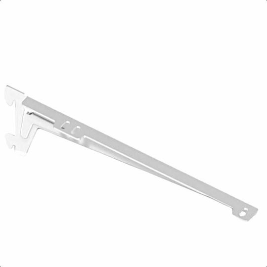 Element-System Rack Arm with 2 Hooks White 28cm 2pcs