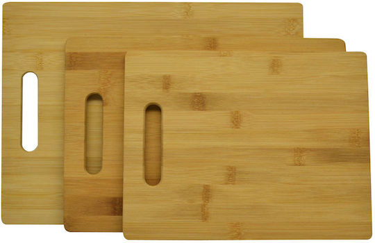 Ankor Rectangular Bamboo Chopping Board Brown 30x23cm