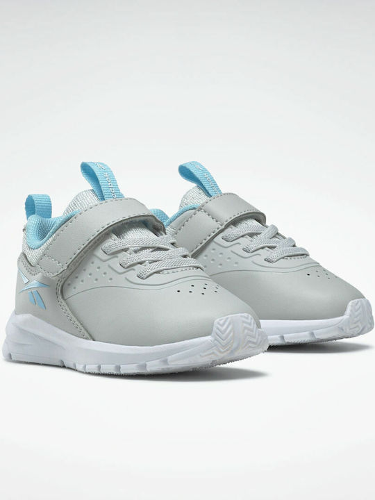 Rush Runner Sport RUSH RUNNER Waterproof Kids Sports Shoes Running with Hoop & Loop Closure Pure Grey 2 / Digital Blue / Cloud White
