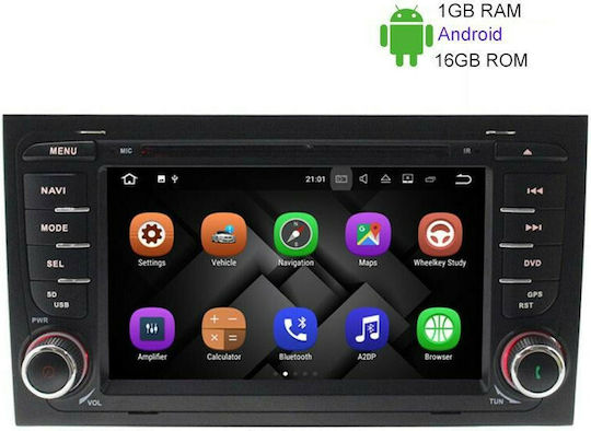 Автомобилна Аудио Система (Блутут/USB/WiFi/GPS/Apple-Carplay/Android-Auto/CD) с Тъчскрийн 7"
