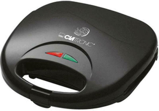 Clatronic ST 3477 Τοστιέρα για 2 Τοστ 750W Μαύρη