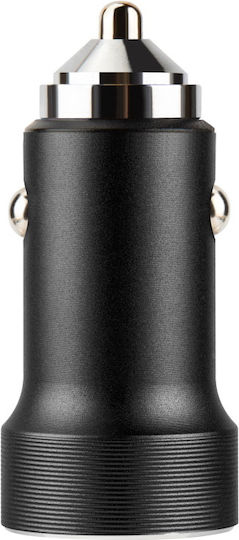 Forever CC-06 Încărcător Auto 20W 3A cu un Port: 1xType-C Negru Culoare