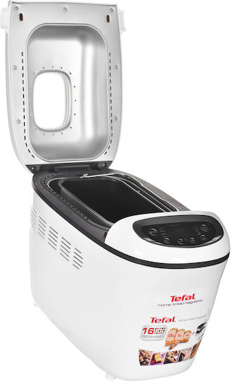 Tefal Bread Maker 1600W with Container Capacity 1500gr and 16 Baking Programs