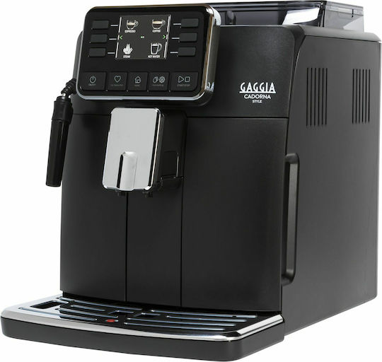 Gaggia Cadorna Style Automatic Espresso Machine 1900W 15bar Pressure with Grinding Mill Black RI9600/01