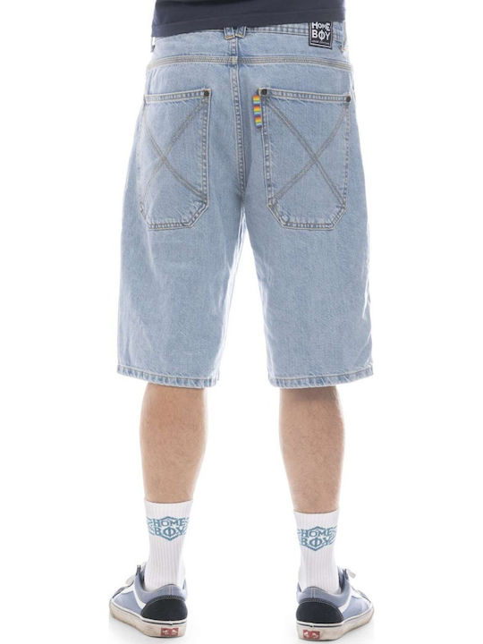 Xtra Baggy 01SH0379 Ανδρική Βερμούδα Τζιν Light Denim