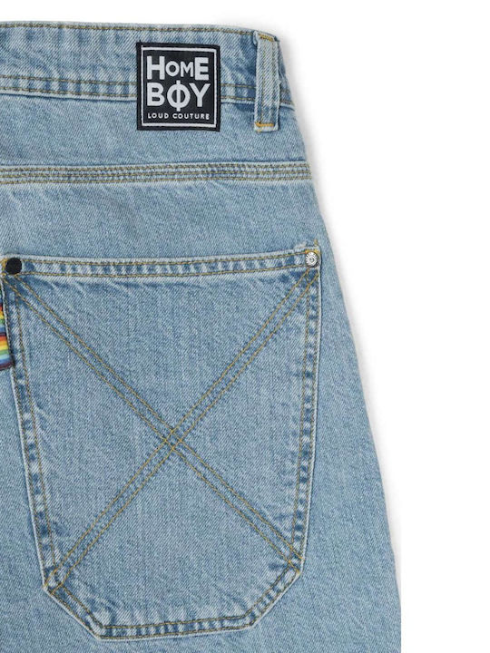 Xtra Baggy 01SH0379 Ανδρική Βερμούδα Τζιν Light Denim