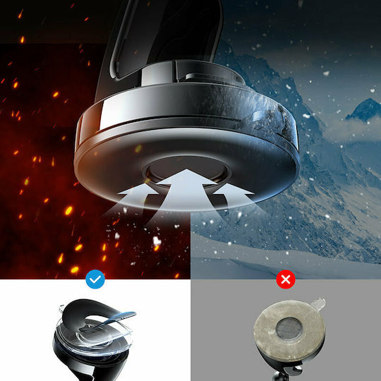 Joyroom JR-ZS240 Стойка за Телефон за Кола с Магнит и Безжично Зареждане 15W Черна