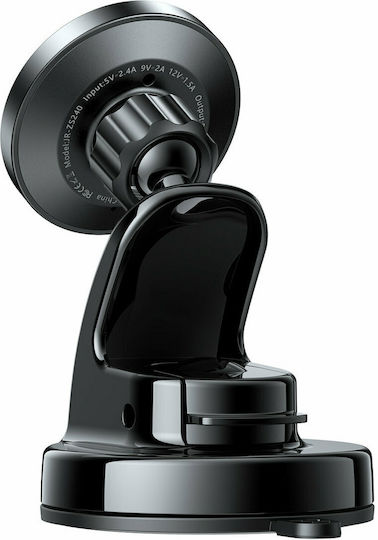 Joyroom JR-ZS240 Стойка за Телефон за Кола с Магнит и Безжично Зареждане 15W Черна