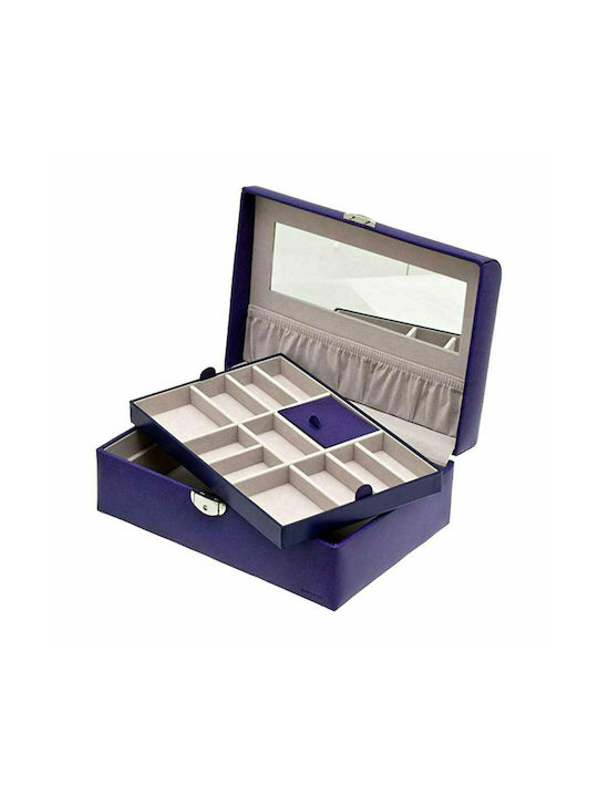 Davidts Jewellery Box Purple 30.5x21.5x12cm