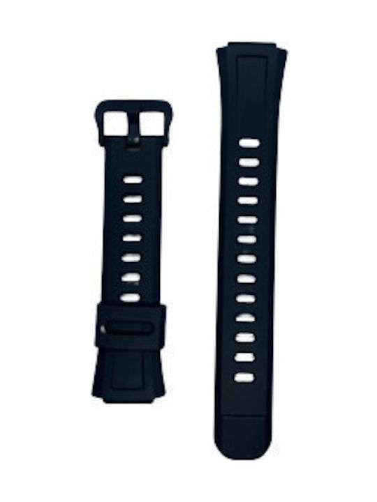 Casio Καουτσούκ Λουράκι Μαύρο 16mm