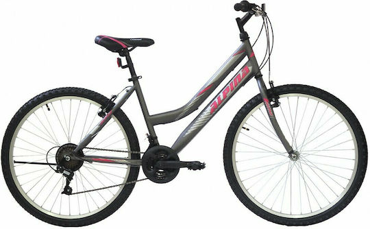 Alpina Alpha 26" 2022 Gri Mountain Bike cu 21 Viteze