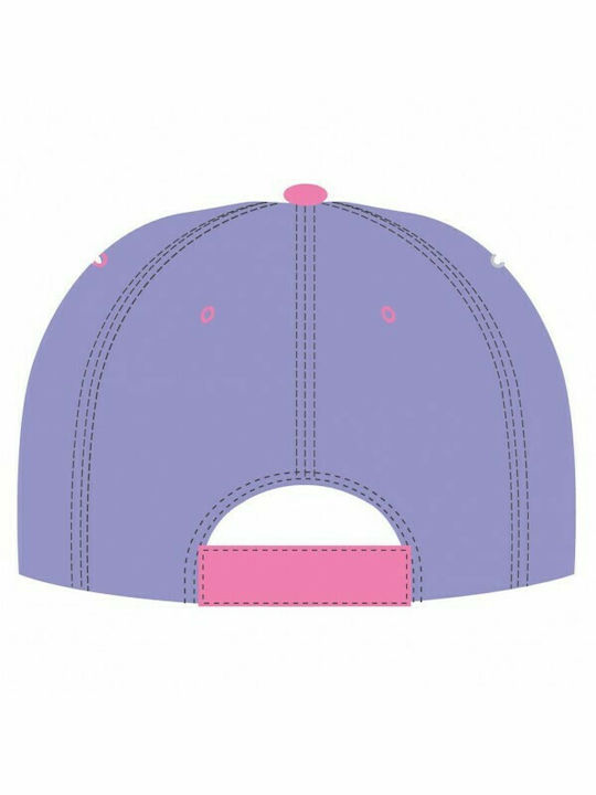 Kids' Hat Jockey Fabric Glitter Pink