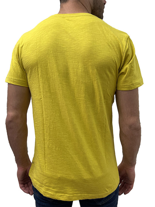 Dors Men's Short Sleeve T-shirt Yellow