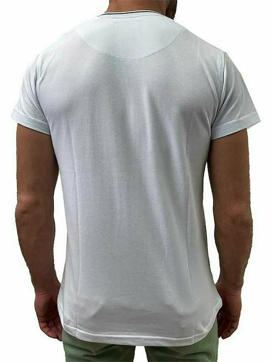 Dors Herren T-Shirt Kurzarm Weiß