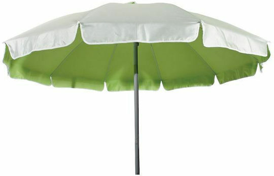 Solart Pliabil Umbrelă de Plajă Lime cu Diametru de 2m cu Protecție UV și Ventilație Lahani