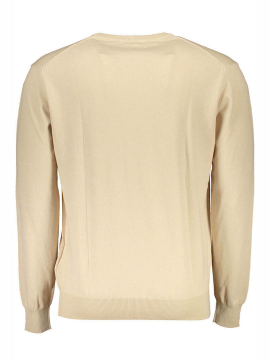 La Martina Men's Long Sleeve Sweater Beige