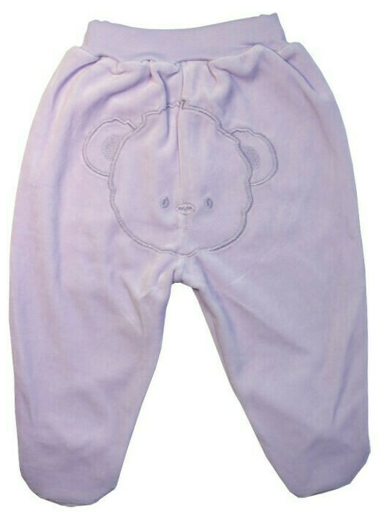 Salomea Baby Pants Velur cu picioare închise (s1080001) lila