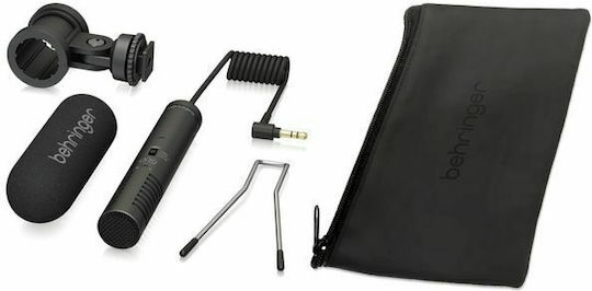 Behringer Video Mic X1 Кондензаторен Микрофон Шоково монтиран за Камера в Черен Цвят