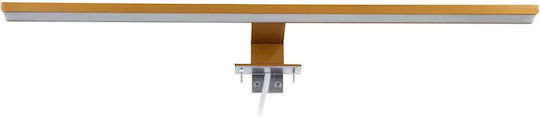 GloboStar Nina Modern Leuchte Badezimmer mit Integrierter LED und Neutralweißes Licht Kupfer 60x4cm