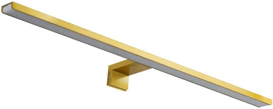 GloboStar Nina Modern Leuchte Badezimmer mit Integrierter LED und Neutralweißes Licht Gold 60x10.5x4cm