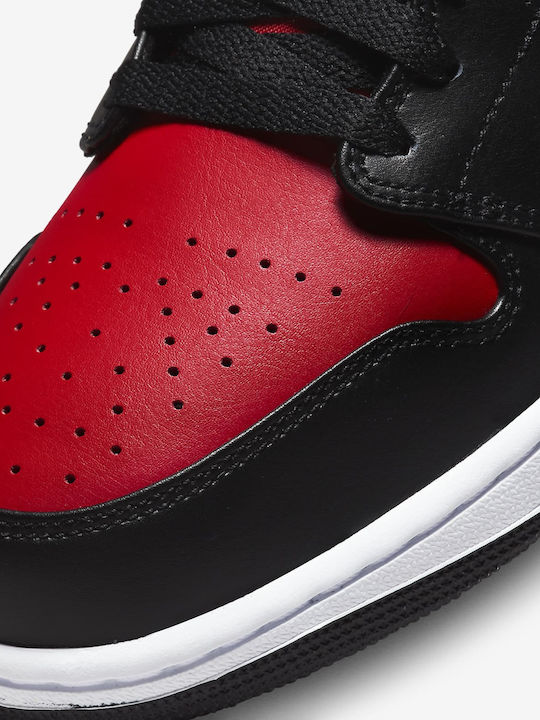 Air  1 Mid Boots White / Black / Red
