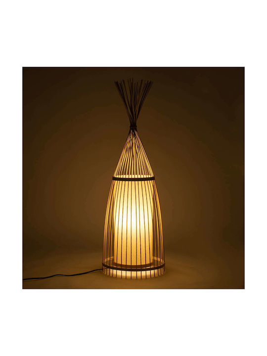 GloboStar Azores Vintage Floor Lamp H90xW30cm. with Socket for Bulb E27 Beige