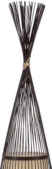 GloboStar Azores Vintage Lampa de podea Î150xL40cm. cu Soclu pentru Bec E27 Maro