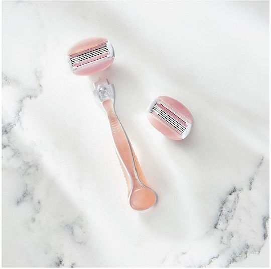 Venus Comfortglide Spa Breeze Razor for Body with Replacement Head 3 Blades & Lubricious Strip