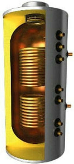 Sonne Τ 200 Boiler Λεβητοστασίου Χάλκινο 200lt με έναν Εναλλάκτη για Αντλίες Θερμότητας